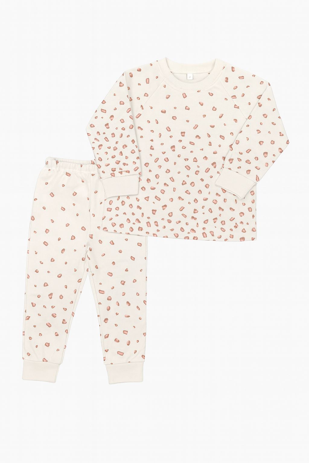 Aybi Baby %100 Pamuk OEKO-TEX Sertifikalı Leopard Desenli Kız Çocuk Pijama Takımı (2-8 Yaş)