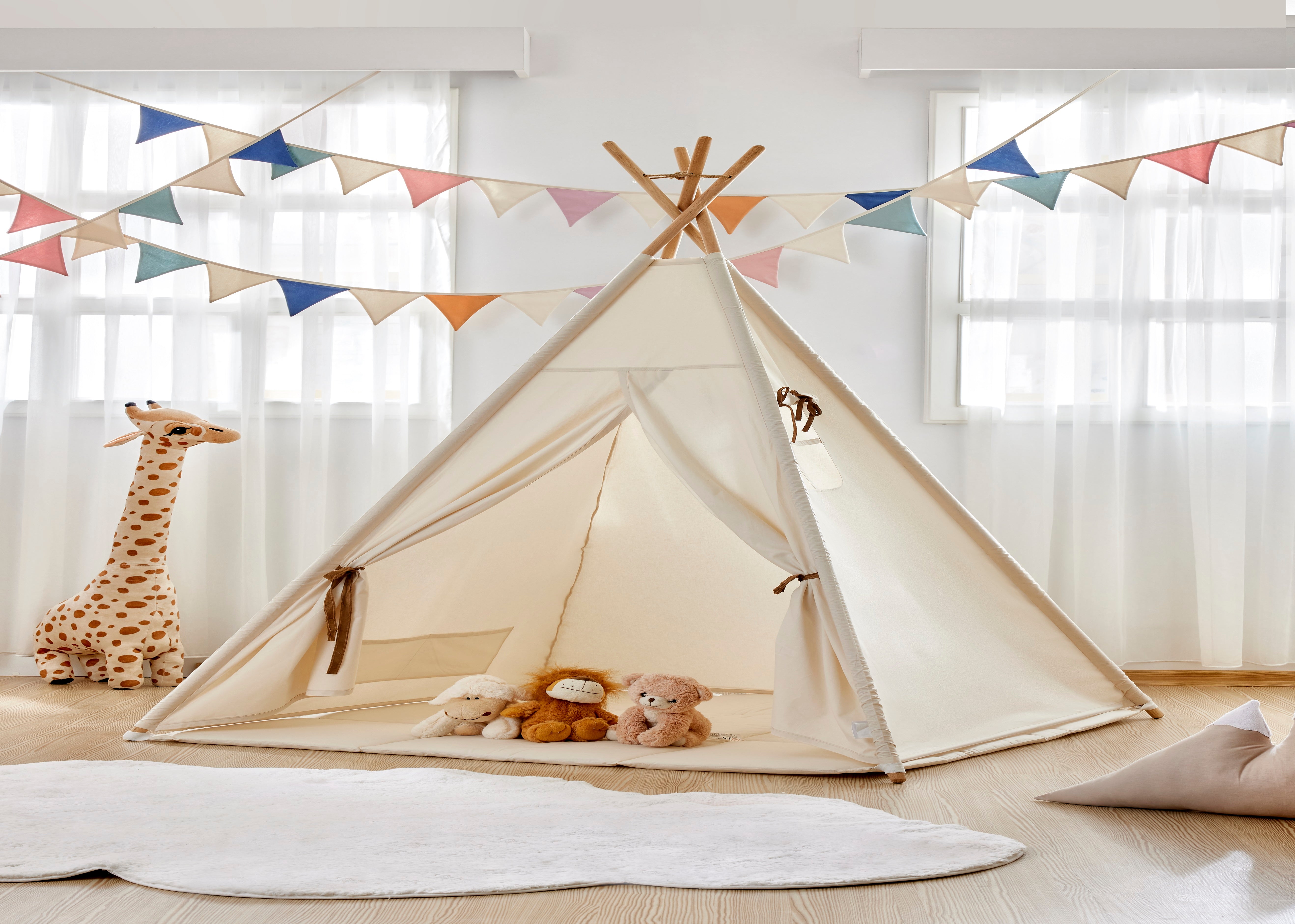 Aybi Baby Oyun Çadırı- Cream