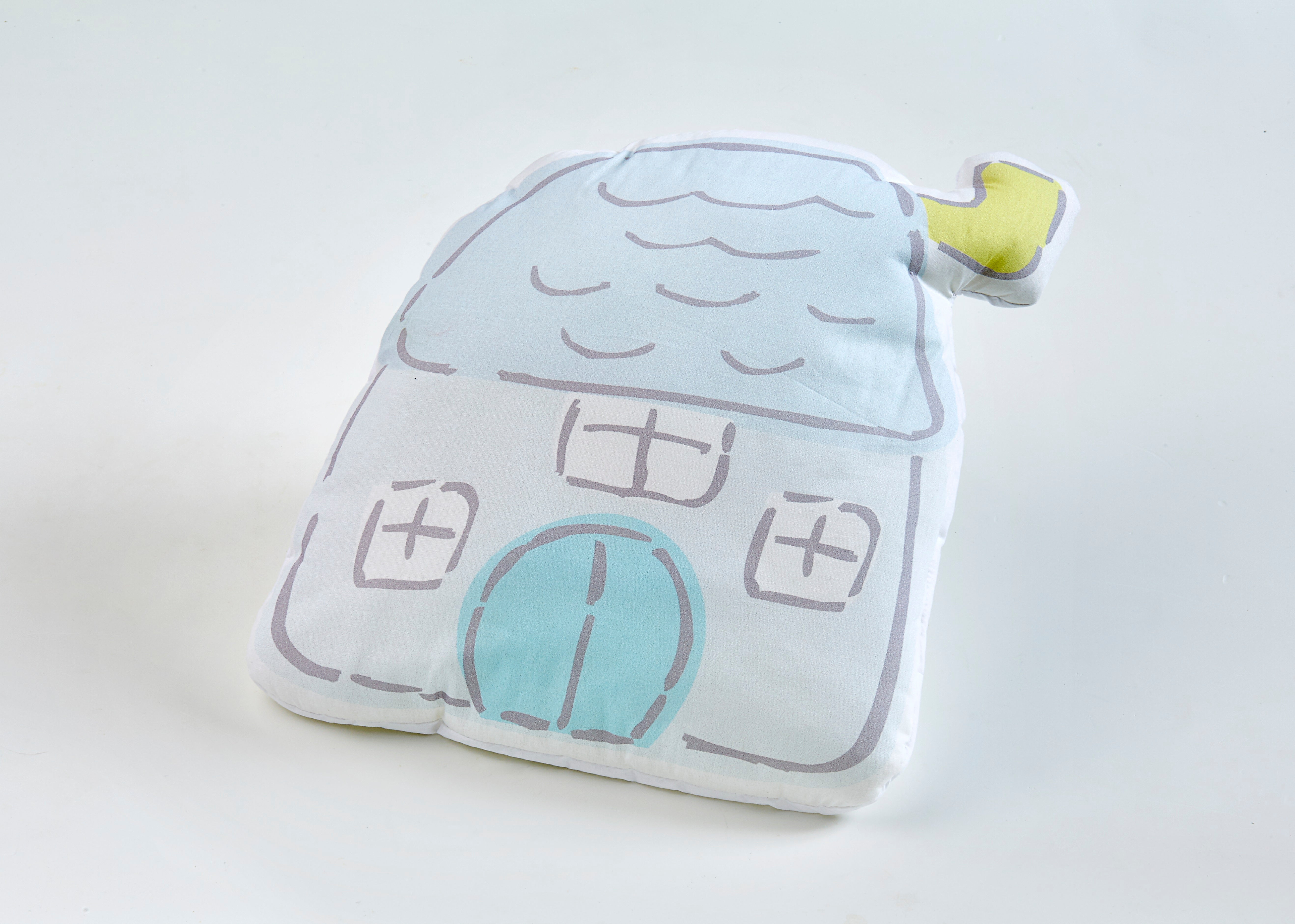 Aybi Baby Mavi Küçük Ev Dekoratif Yastık