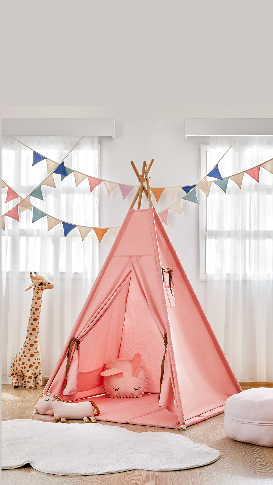 Aybi Baby Oyun Çadırı- Pudra