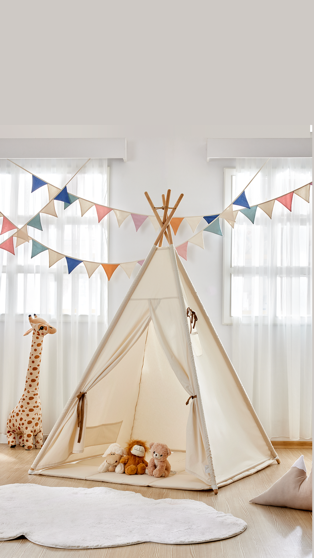 Aybi Baby Oyun Çadırı- Cream