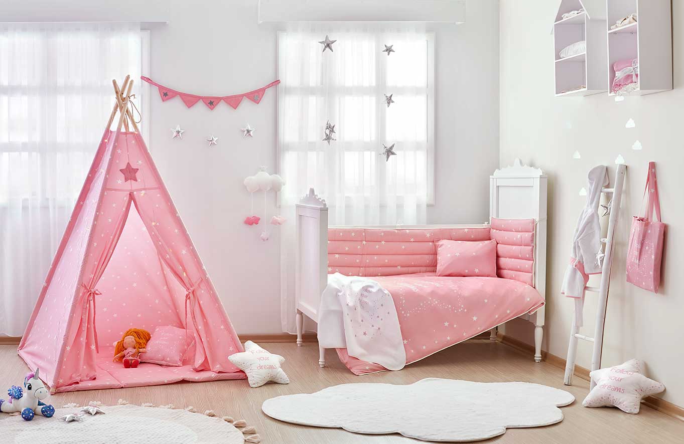 Follow Your Dreams Pink Alt Açma Minderi